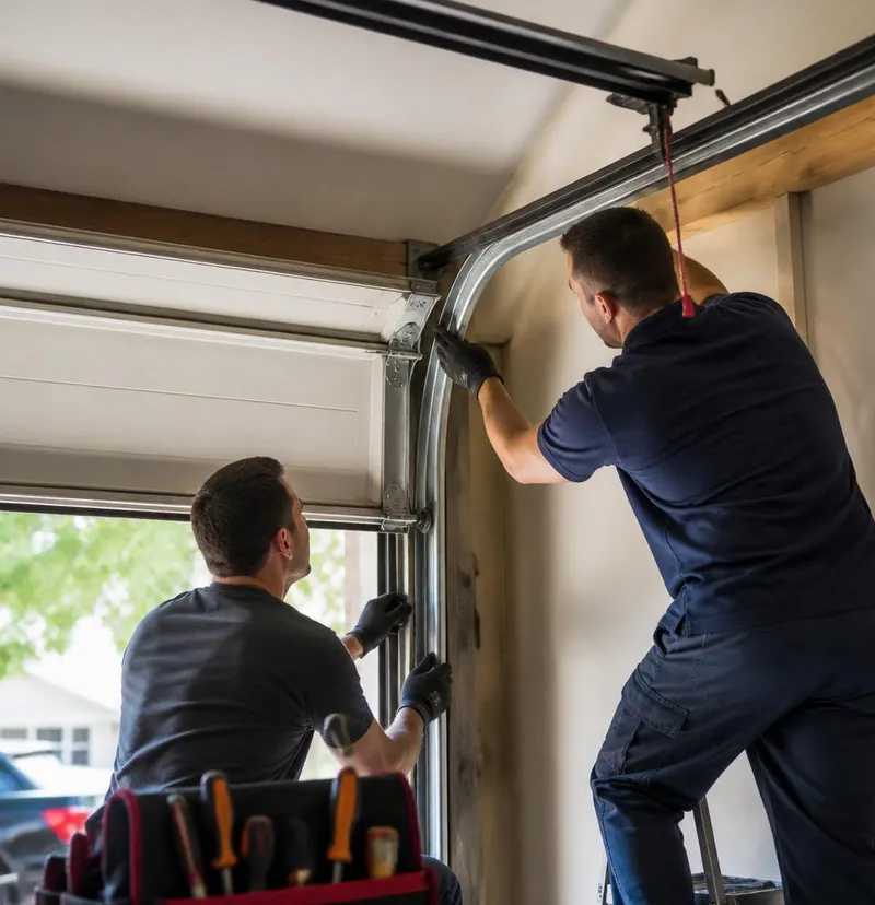Off Track Door Repair in Ebro